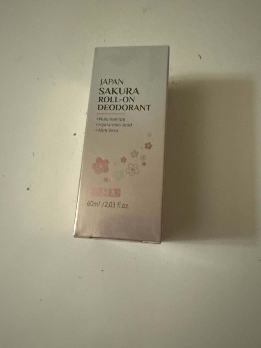 LAIKOU Japan Sakura Roll-On Deodorant with Niacinamide and Hyaluronic Acid 60ml
